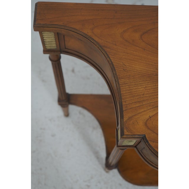 Baker Maison Jansen Style 1 Drawer Console Table For Sale - Image 14 of 18