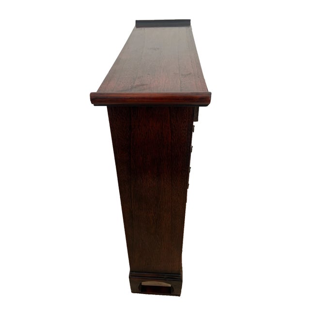 Vintage Chinese Medicine Herbal Apothecary Cabinet 40 Drawers and Bottom Cabinet For Sale - Image 4 of 10