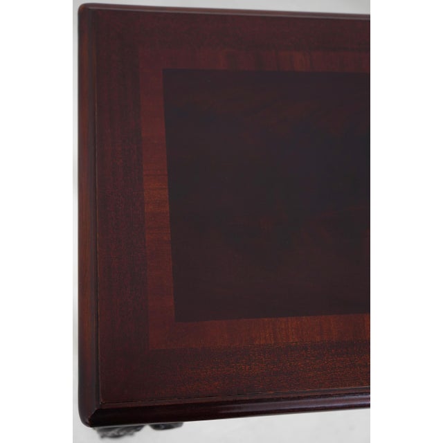 Thomasville Mahogany Ball & Claw Console Table For Sale - Image 15 of 18