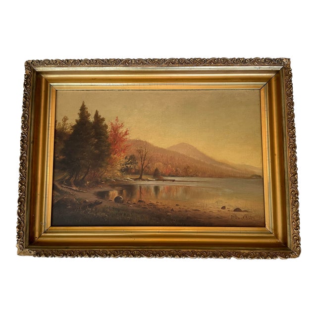 Antique 19th Century Landscape B B Bucklin For Sale