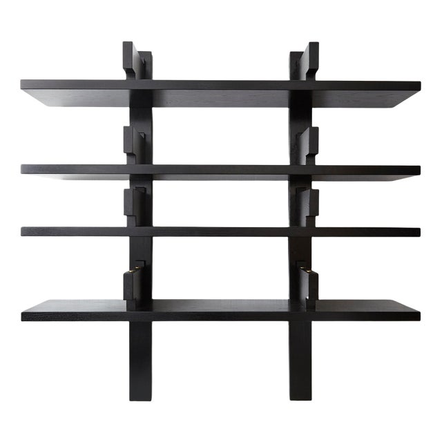 B17 Wall-Mounted Book Shelf by Pierre Chapo for Chapo Creation For Sale