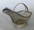French 1970s French Woven Wire Silver Plate Wine Bottle Holder For Sale - Image 3 of 5