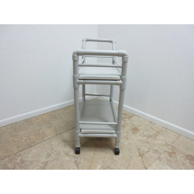 Metal Vintage Mid-Century Outdoor Bar Cart For Sale - Image 7 of 11