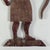 American Epic 19th Century Indian Chief Trade Sign, Carved Wood in Painted Salmon Color For Sale - Image 3 of 14