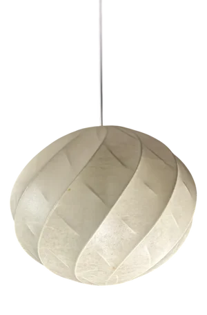 Mid-Century Space Age Cocoon Hanging Pendant Ceiling Lamp from Goldkant Leuchten, 1960s