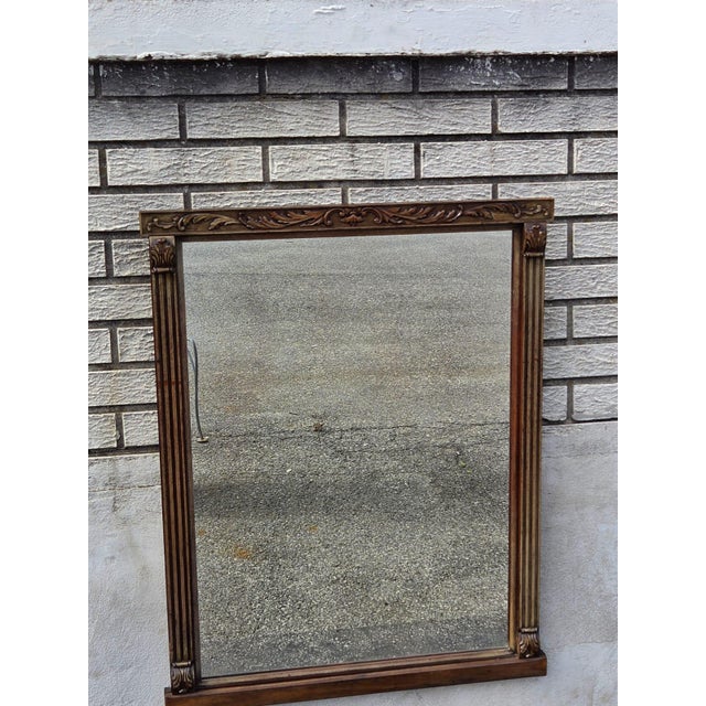 1920 Regency Style Walnut Mirror. For Sale In Philadelphia - Image 6 of 14
