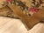 Vintage Handmade Tan Wool Pink Floral Rug For Sale - Image 4 of 11