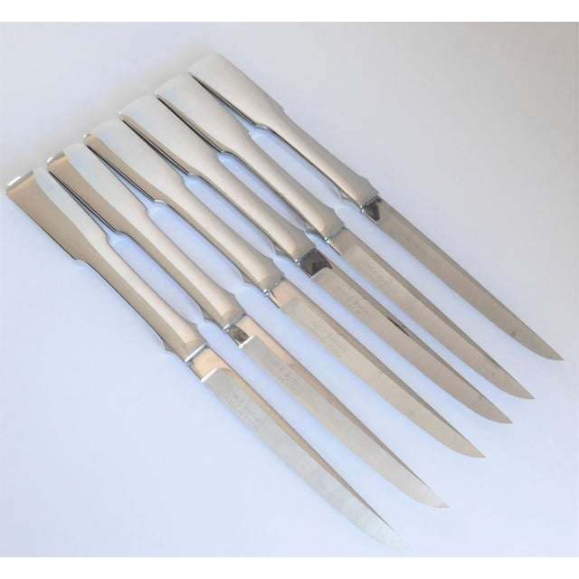 Towle Byfield Pattern Vintage Stainless Steel Steak Knives Set of 6