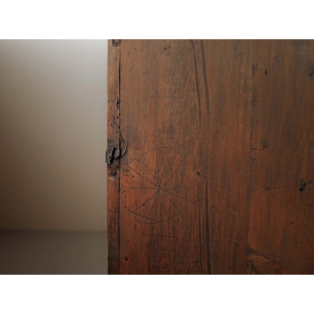 Alpine Folk Art Pine Wardrobe, Piedmont, Italy, 18th Century For Sale - Image 15 of 18