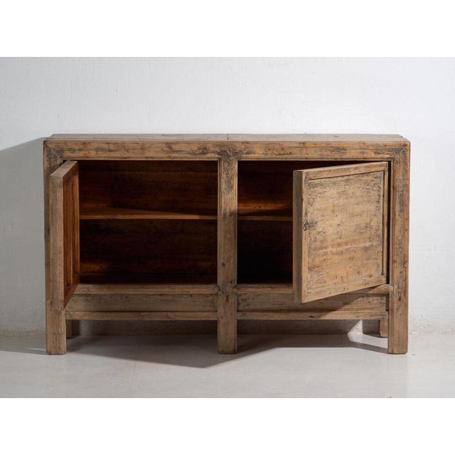 Brown Antique Chinese Sideboard in Pine from Amaru For Sale - Image 8 of 12