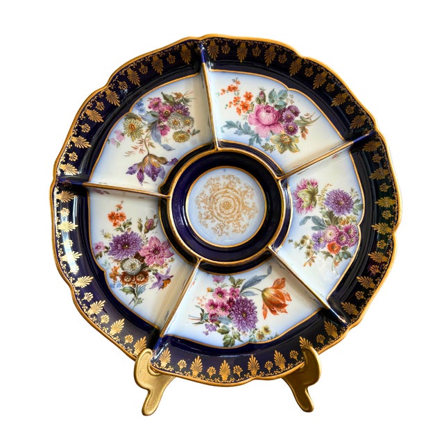 Large Vintage French Aperitif Platter from Limoges, 1950 For Sale - Image 10 of 10