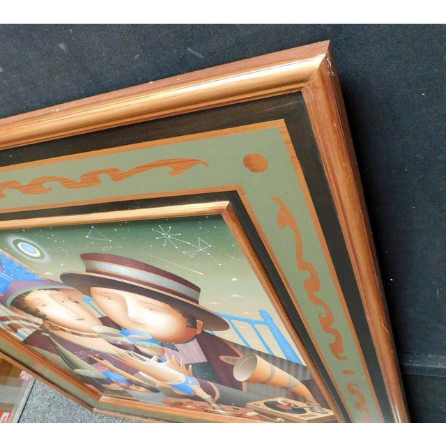 2000 - 2009 Anton Arkhipov "Starlight Romance" Hand Signed Artist's Custom Framed Art #2/49 For Sale - Image 5 of 10
