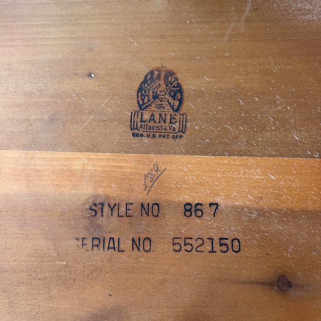 Pair of Copenhagan Two Tier Walnut End Tables by Lane Furniture For Sale - Image 12 of 12