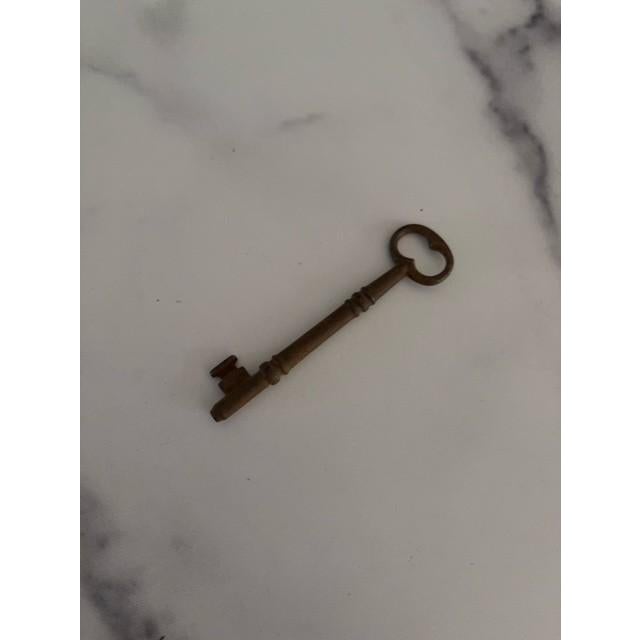 Victorian Antique Keys, Lot of Three Rustic Victorian Decor For Sale - Image 3 of 5