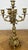 Vintage French Brass Ornate Candleholders, Set of 2 For Sale - Image 11 of 12