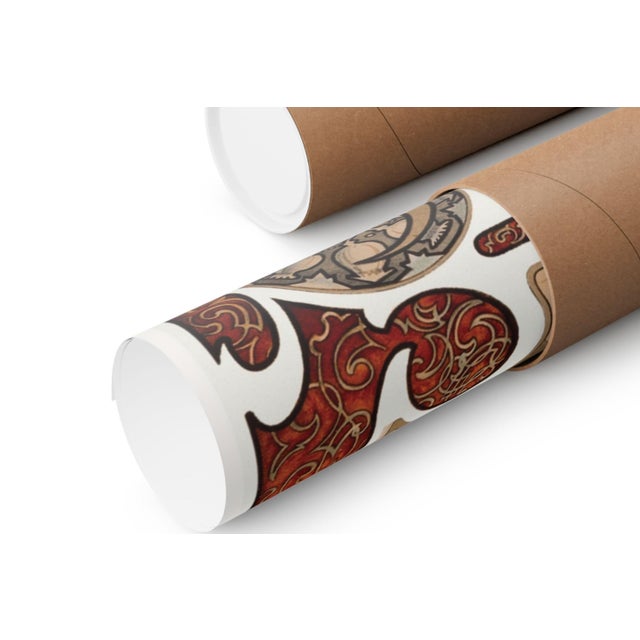 Zodiaque (La Plume) by Alphonse Maria Mucha, Art Nouveau Art Print Reproduction, 18" × 24" For Sale In Buffalo - Image 6 of 6