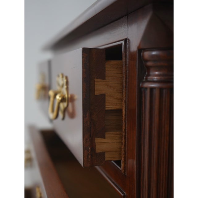 Stickley Stickley Chippendale Style Mahogany Lingerie Chest For Sale - Image 4 of 16