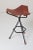 Metal Barstools by Dan Wenger, USA, 2017, Set of 3 For Sale - Image 7 of 9