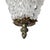 Vintage Hollywood Regency Cut Glass Pineapple Pendant Light For Sale - Image 4 of 4