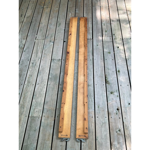 Vintage Franklin Shockey "Sculptured Pine" Full Bed Frame For Sale In Chicago - Image 6 of 6