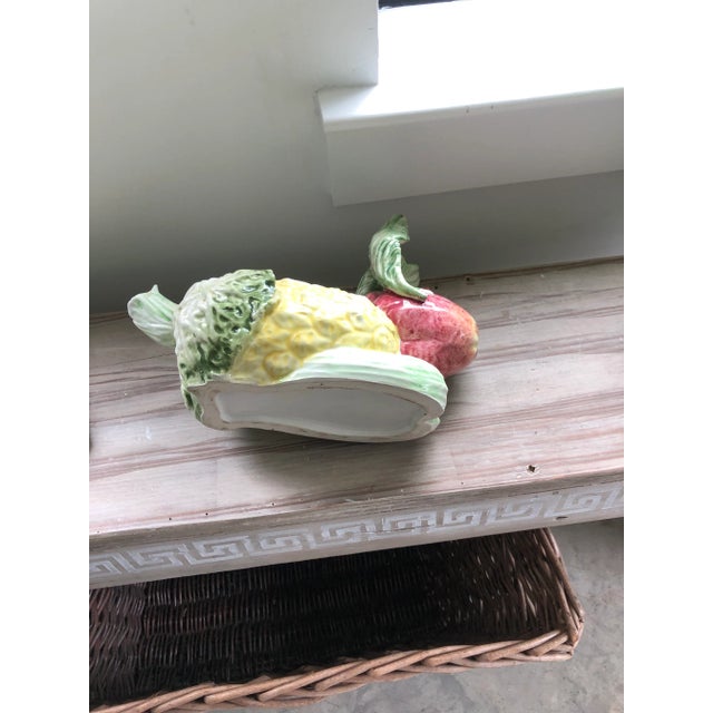 1980s Italian Majolica Rabbit Tureen by Vietri For Sale - Image 10 of 10