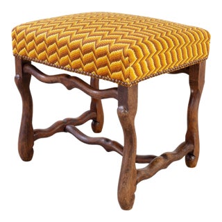 Louis XIII Style Os De Mouton Oak Stool Bench For Sale