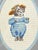 Vintage Framed Hand Done Beatrix Potter Cross Stitch Nursery Art For Sale - Image 4 of 5
