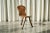 Antique Wabi Sabi Carved Tripod Side Chair For Sale - Image 5 of 10