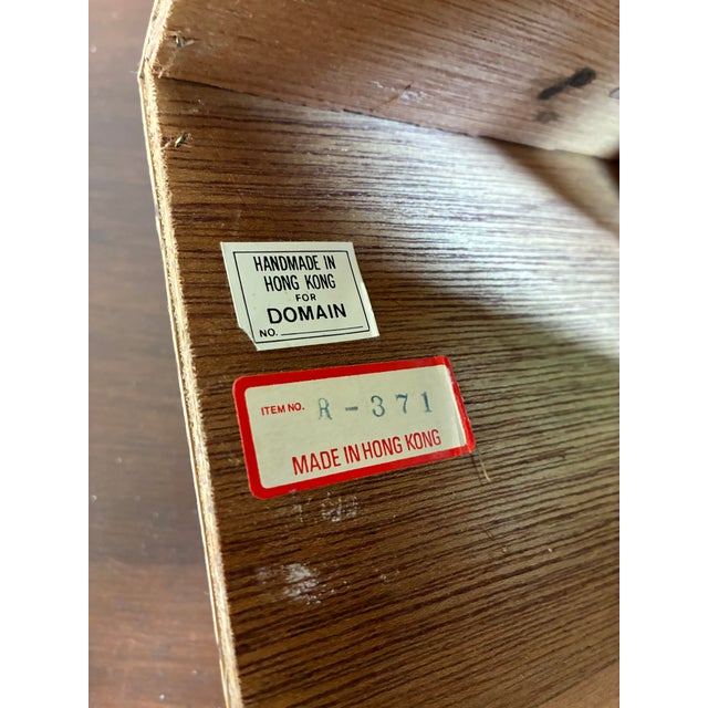 Beige Vintage Woven Bamboo Rattan Tissue Box Cover For Sale - Image 8 of 10