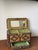 Wood Antique Tramp Art Jewelry Box 1898, Hand Carved Wooden Chest With Mirror, Folk Art Keepsake Box, Victorian Trinket Box, Lion Pull For Sale - Image 7 of 14