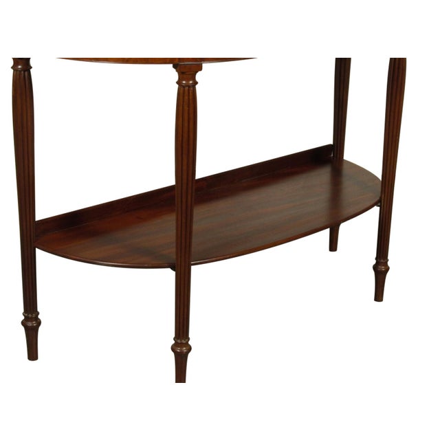 Brown 18th-C. American Federal Console Table For Sale - Image 8 of 14