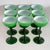 1960s Carlo Moretti Italian Green Cased Glasses- Set of 36 For Sale - Image 9 of 15