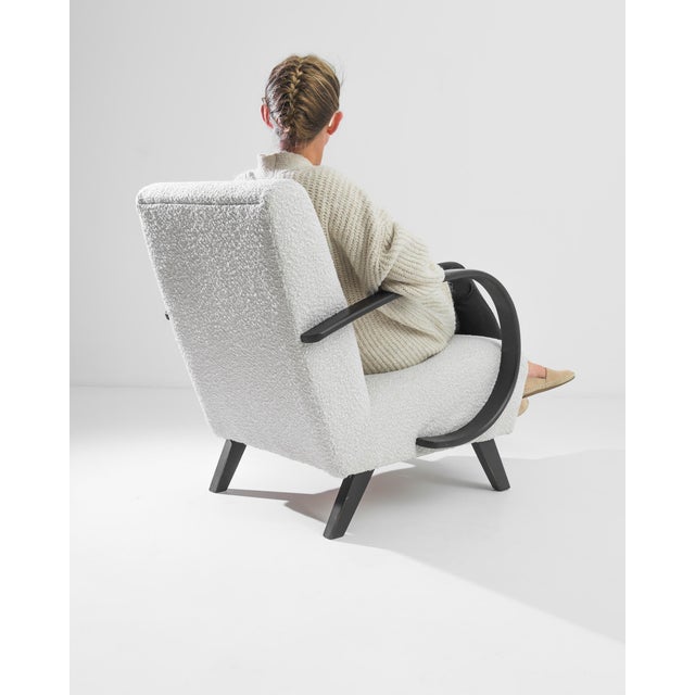Jindrich Halabala 1930s Czech Wooden Armchair by J. Halabala For Sale - Image 4 of 8