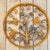 Art Nouveau Round Wrought Iron Decoration Ornament Element with Flowers For Sale - Image 5 of 5