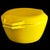 Offered is a quintessential mid 20th century D2 Dutch Oven and lid designed by Michael Lax for Copco in the 1960s. This...