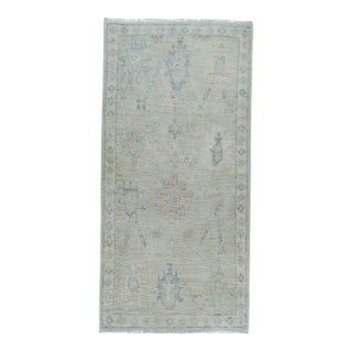 Oushak Rug 2'1" x 4'5" #17146 For Sale