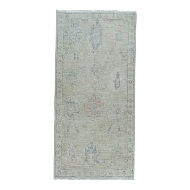 Oushak Rug 2'1" x 4'5" #17146 For Sale