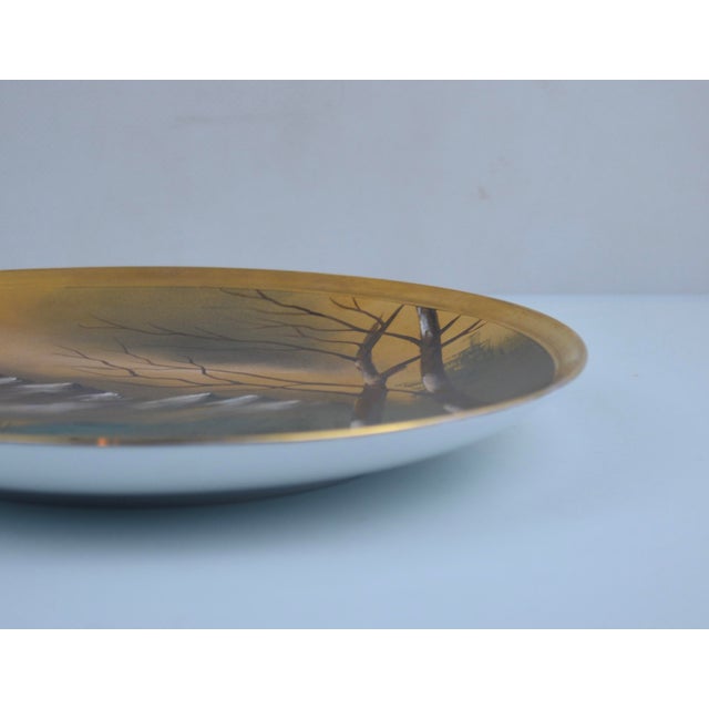 Ceramic Hand-Painted Porcelain Plates from Carlos Alberto Spina, 1980, Set of 2 For Sale - Image 7 of 17