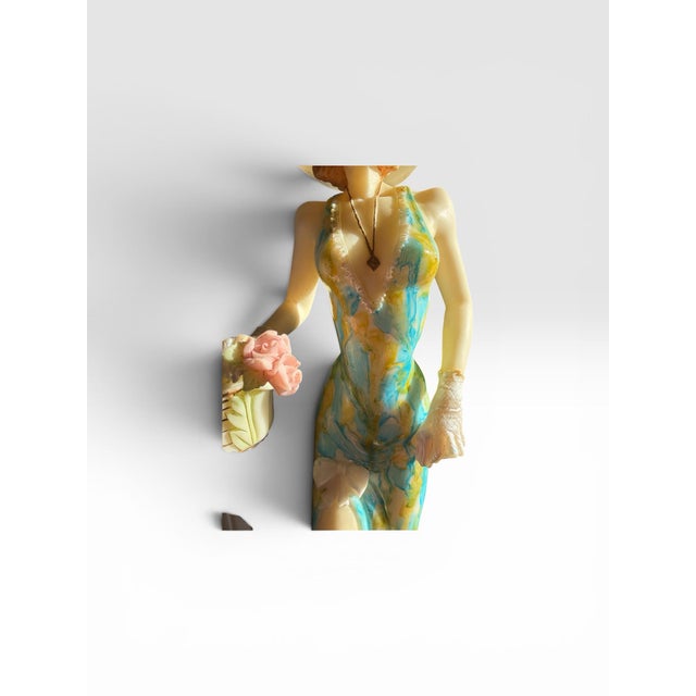 1980s 1980s Vittorio Tessaro Lady Figurine For Sale - Image 5 of 5