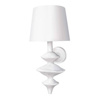 Regina Andrew Hope Steel Sconce, White For Sale