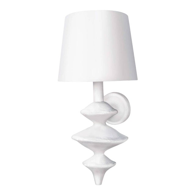 Regina Andrew Hope Steel Sconce, White For Sale