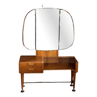 Mid-Century Modern Walnut Dresser by A.A. Patijn for Zijlstra, 1950s For Sale