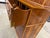 Vintage Geogre II Styl Bured Wood Yew Wood 2 Part Bookcase and Secretary Desk For Sale - Image 14 of 18