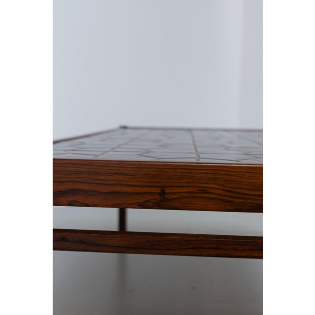 Mid-Century Danish Rosewood Coffee Table with Tiled Top, 1960s For Sale - Image 14 of 18