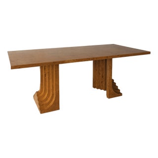 Burl Wood Dining Table attributed to Carlo Scarpa, 1960s For Sale