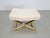 Vintage Brass Regency X Stool Gold Eclectic 1970s Makeup. Dimensions: height 45 cm, w 57 x d 37 cm. Seat height 45 cm. the...