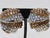 Mid-Century Modern Rhinestone and Gold Plated Clip-on Earrings 60s For Sale - Image 3 of 7