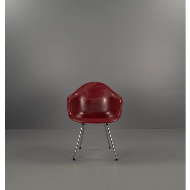 Metal Dax Armchair by Charles & Ray Eames for Herman Miller, 1950s For Sale - Image 7 of 18