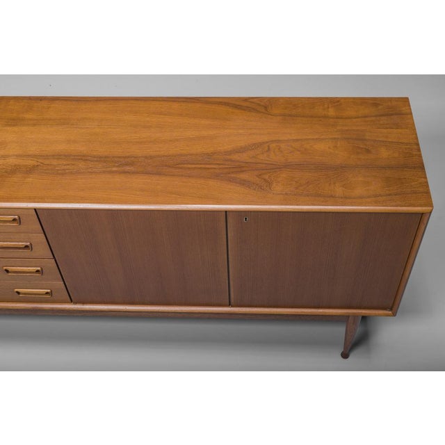 Danish Sideboard in Teak by Gunnar Nielsen for Tibergaard, 1960s For Sale - Image 10 of 18