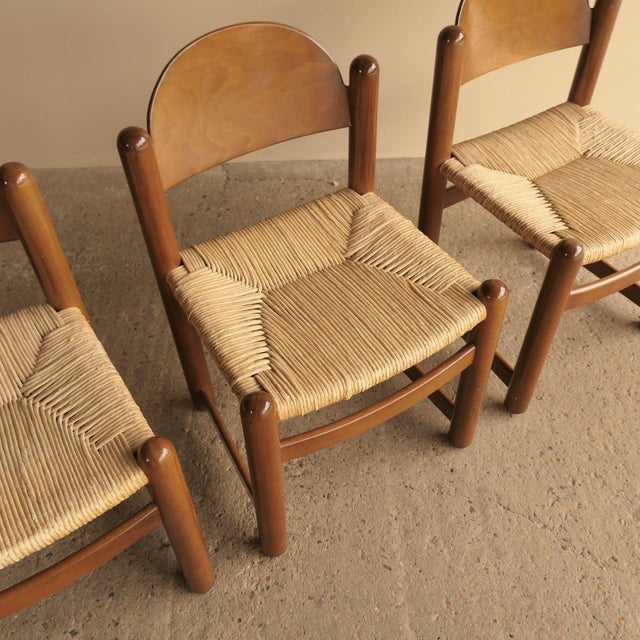 Rush Dining Chairs from Padova, Set of 4 For Sale - Image 8 of 17